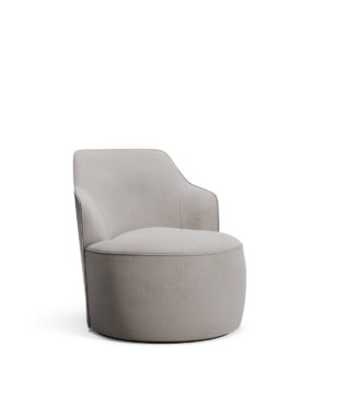 Luxury Cartagena armchair by Harmony with curved design, premium upholstery, and made-to-order craftsmanship. Shop at Harmony.