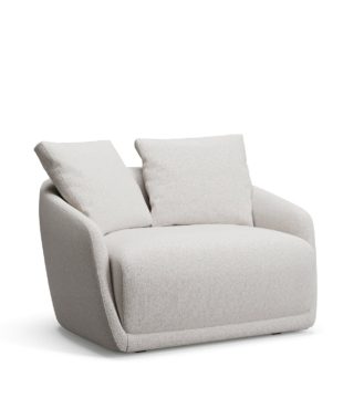 Greva armchair by Harmony with contemporary design, premium upholstery, and custom-made craftsmanship. Shop at Harmony.