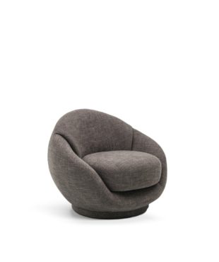 Luxury Brass armchair from Harmony’s Equilibrium Collection with sculptural design and refined brass details. Shop at Harmony.