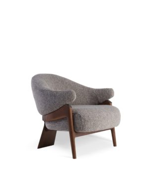 Dom armchair by Harmony with modern design, premium upholstery, and custom-made craftsmanship. Shop at Harmony.