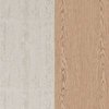 Natural Oak + Travertino Marble