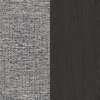 Taupe-Grey Boucle (B2234) + Black Oak