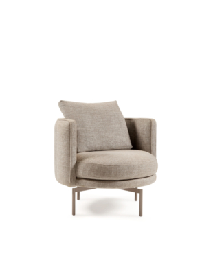 Discover the Ivy armchair by Harmony, a luxury designer armchair defined by its soft silhouette and refined contemporary elegance. Its gently curved lines and inviting proportions create a sense of comfort and sophistication, making it a versatile piece for elevated living spaces. Harmony crafts this made-to-order piece with a durable internal hardwood structure, layered with high-density foam to ensure lasting comfort and ergonomic support. The premium upholstery enhances its seamless contours and tailored detailing, while the balanced composition delivers both visual lightness and exceptional durability. Perfect for sophisticated living environments, the Ivy armchair combines craftsmanship, comfort, and contemporary design, making it a timeless addition to curated interiors. Explore complementary finishes, materials, and designs in the Harmony catalogs.